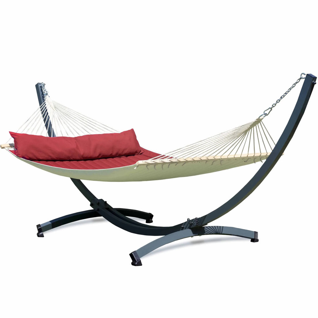 Hamac sur pied matelassé coussin intégré en coton  Penama