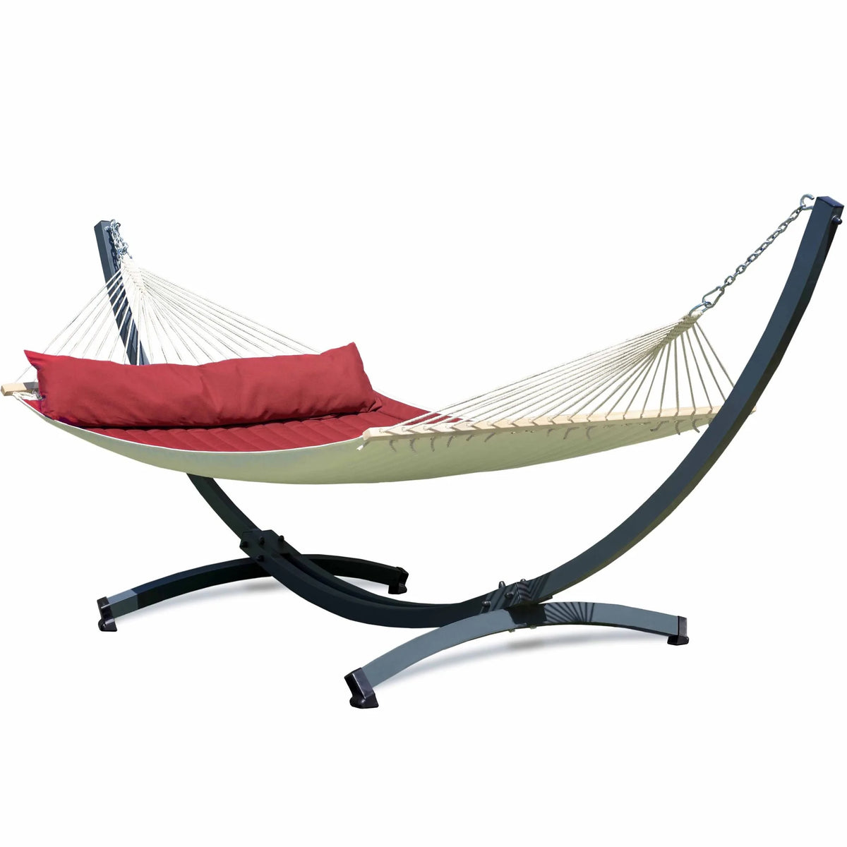 Hamac sur pied matelassé coussin intégré en coton  Penama
