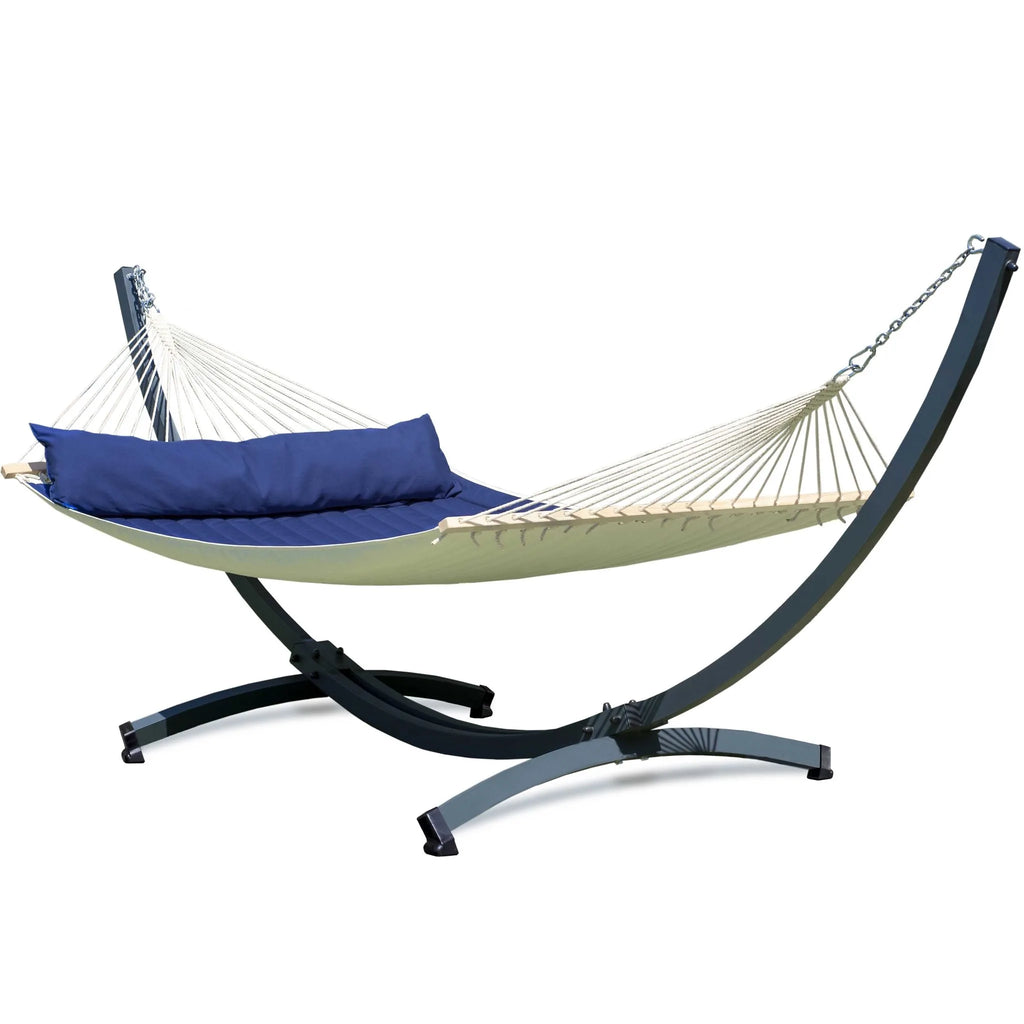 Hamac sur pied matelassé coussin intégré en coton  Penama