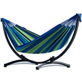 Hamac jardin sur pied en coton | solaya