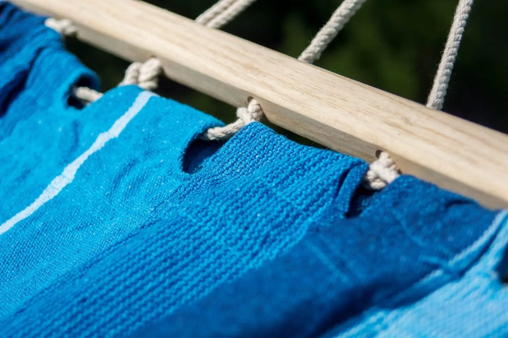 Hamac suspendu sur pied en coton doux | Acadio