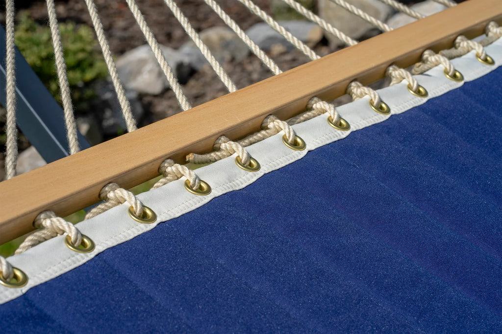 Hamac sur pied matelassé coussin intégré en coton  Penama