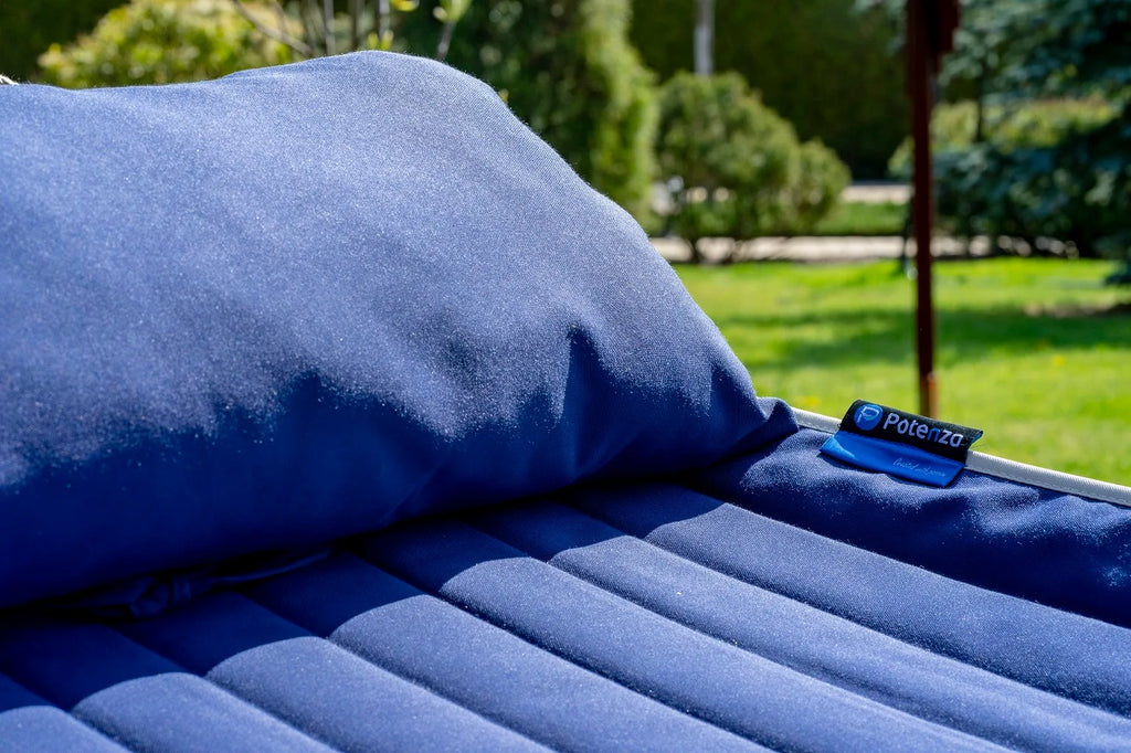Hamac sur pied matelassé coussin intégré en coton  Penama