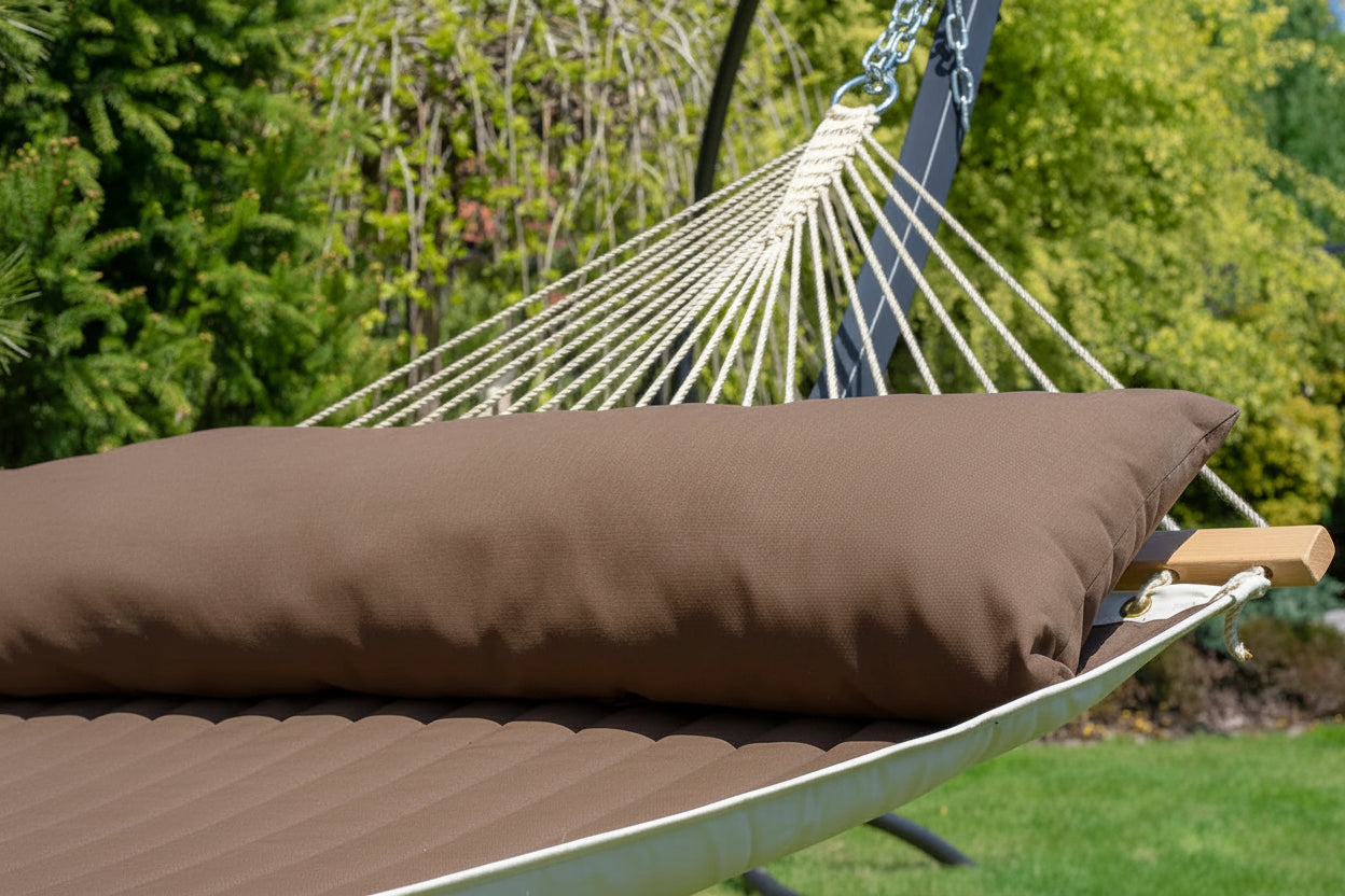 Hamac sur pied matelassé coussin intégré en coton  Penama
