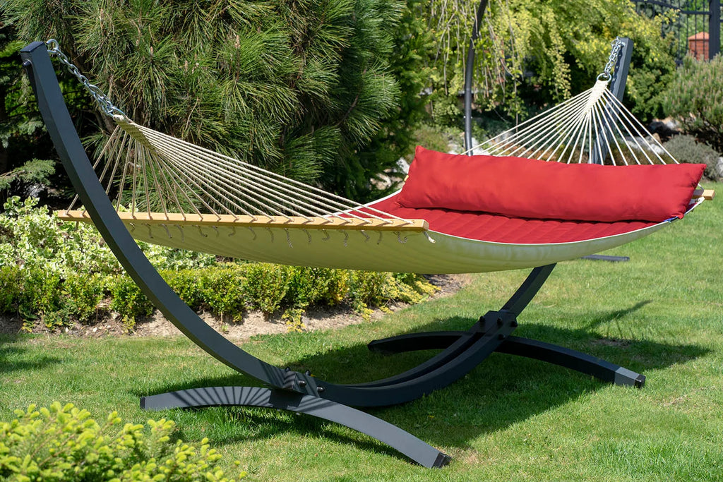 Hamac sur pied matelassé coussin intégré en coton  Penama