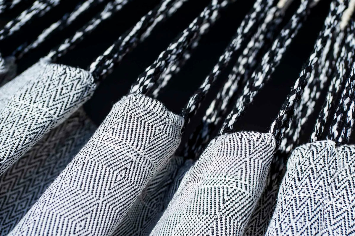 Hamac sur pied macramé tissé main en coton | Medellino