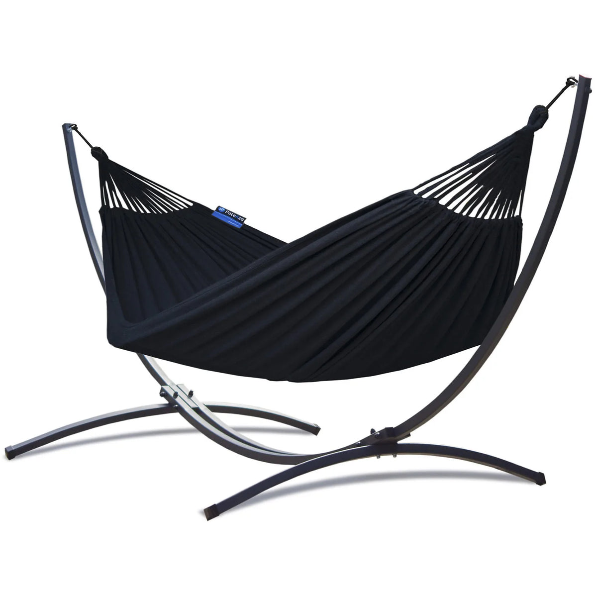 Hamac sur Pied 1 Place Structure Acier galvanisé 120kg, 200x120cm | Marlow