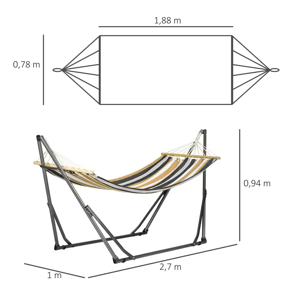 Hamac sur pied 2 places pliable | Altura