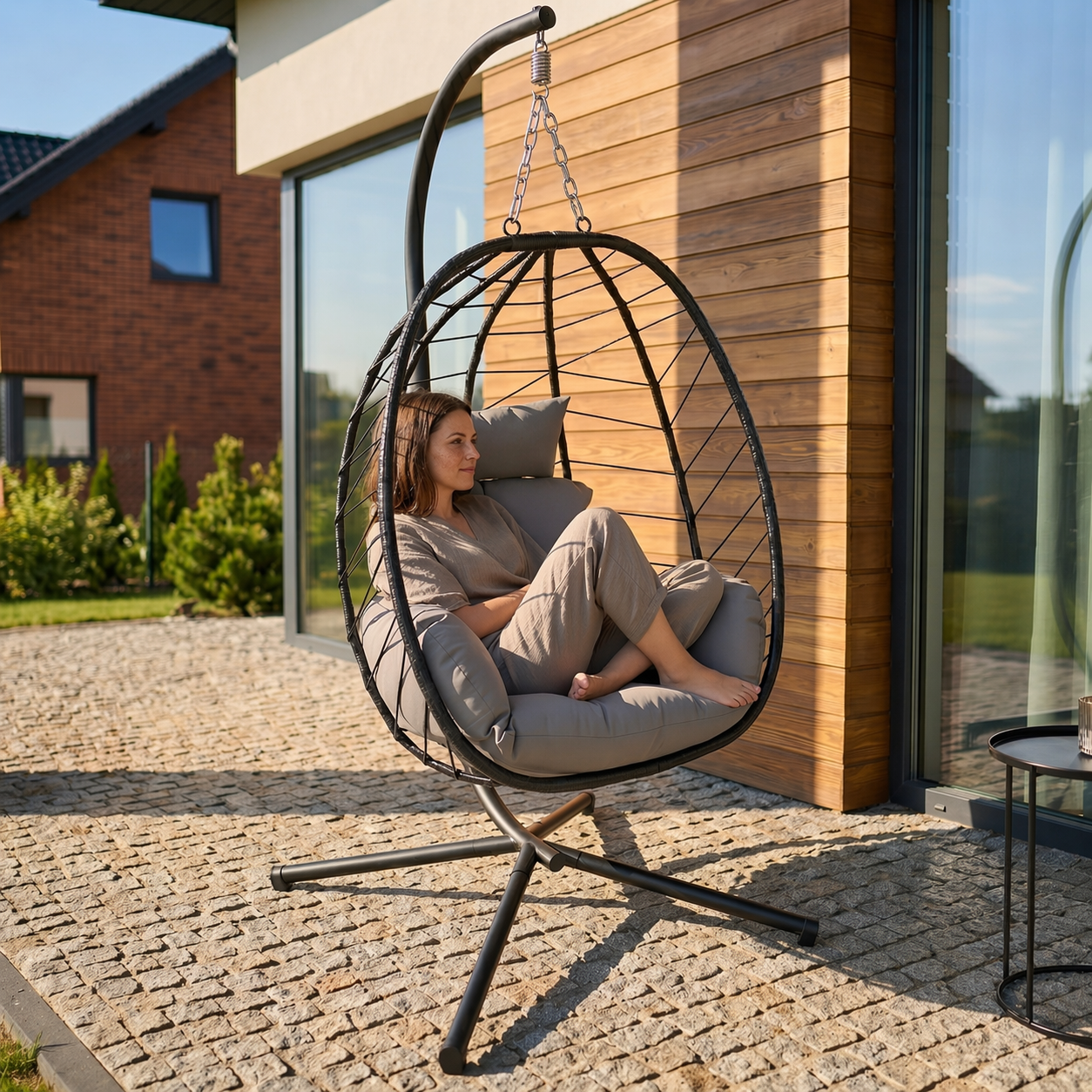 Fauteuil suspendu avec support | Nido