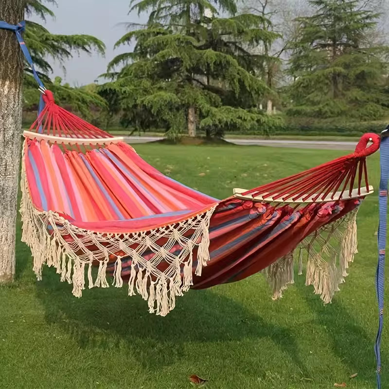 Hamac jardin double XL 2 places en coton | intérieur extérieur | Medellin