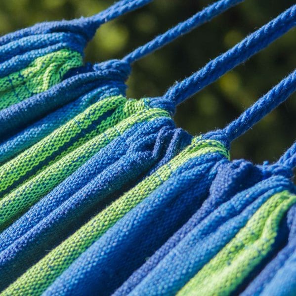 Hamac jardin double XL 2 places en coton | intérieur extérieur