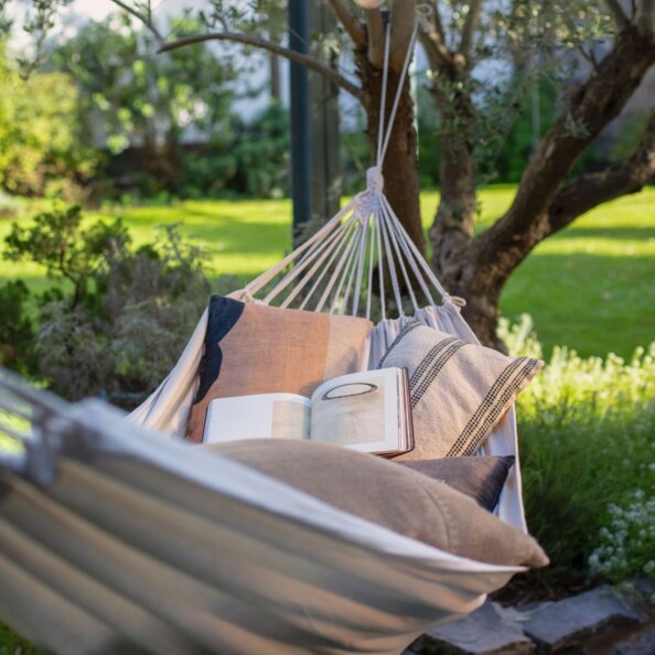 Hamac jardin double XL 2 places en coton | Intérieur Extérieur | Brisa
